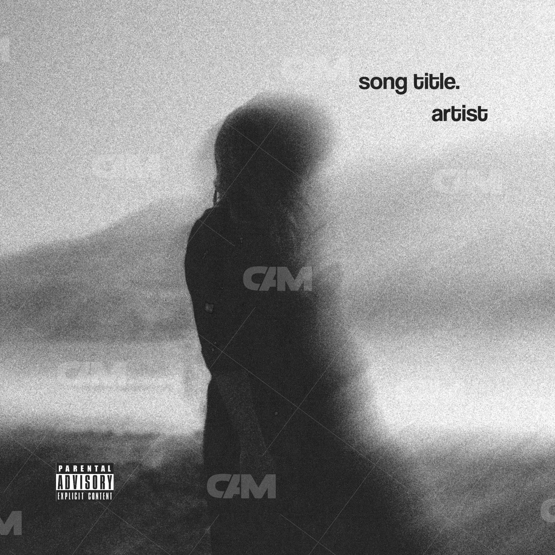 Blurred Woman Alone