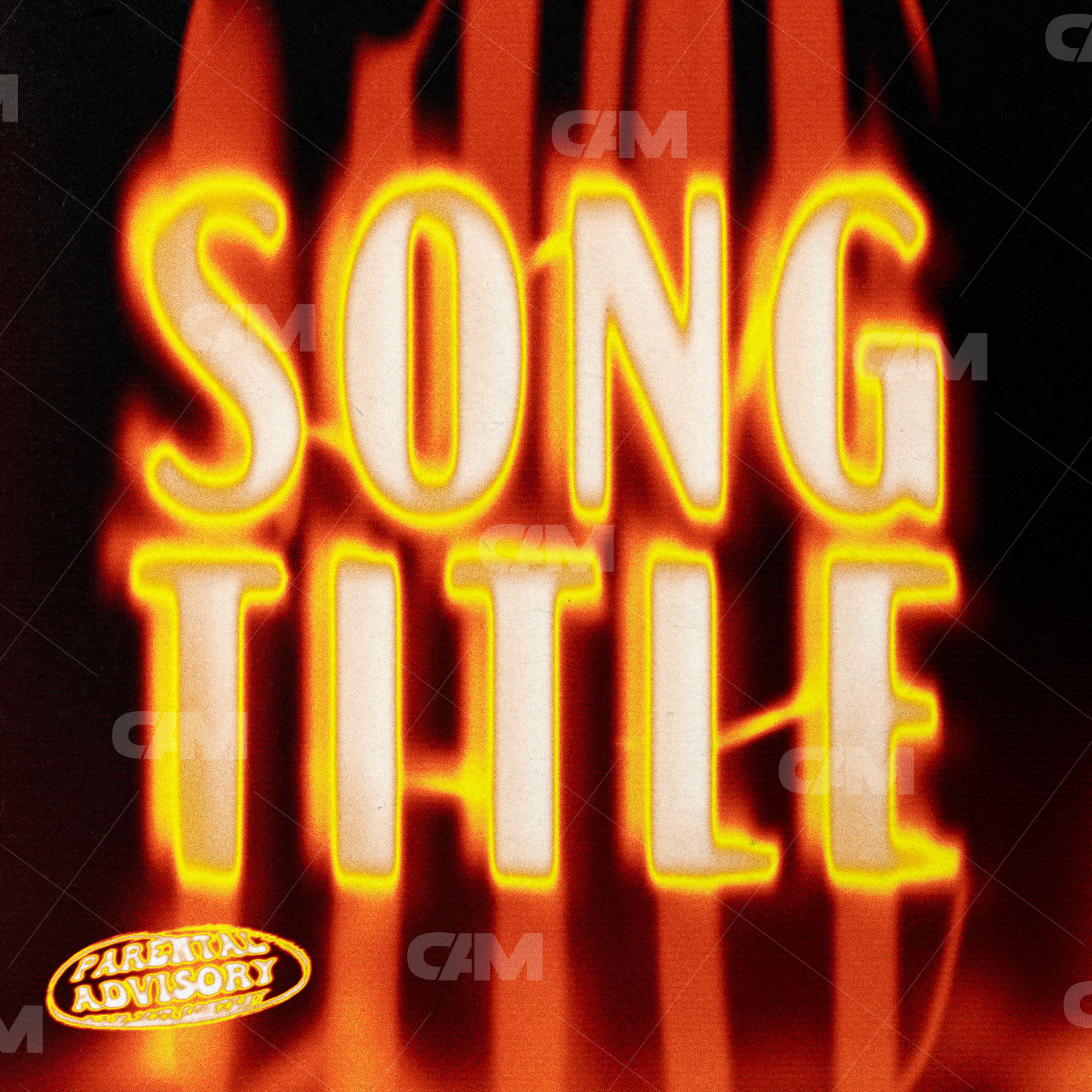 Burning Typography