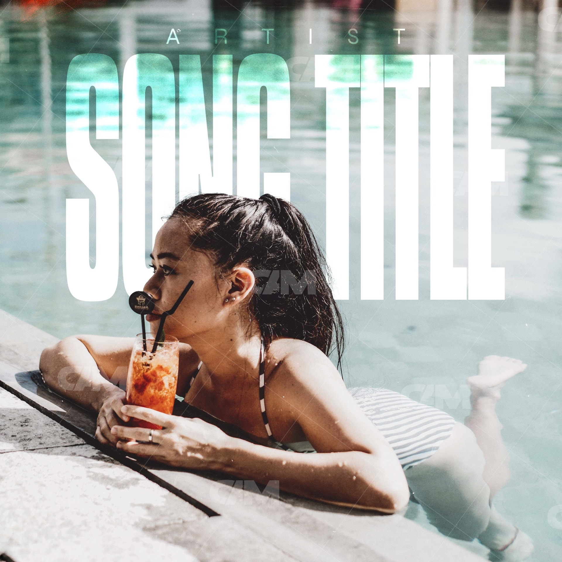Happy Pool Girl