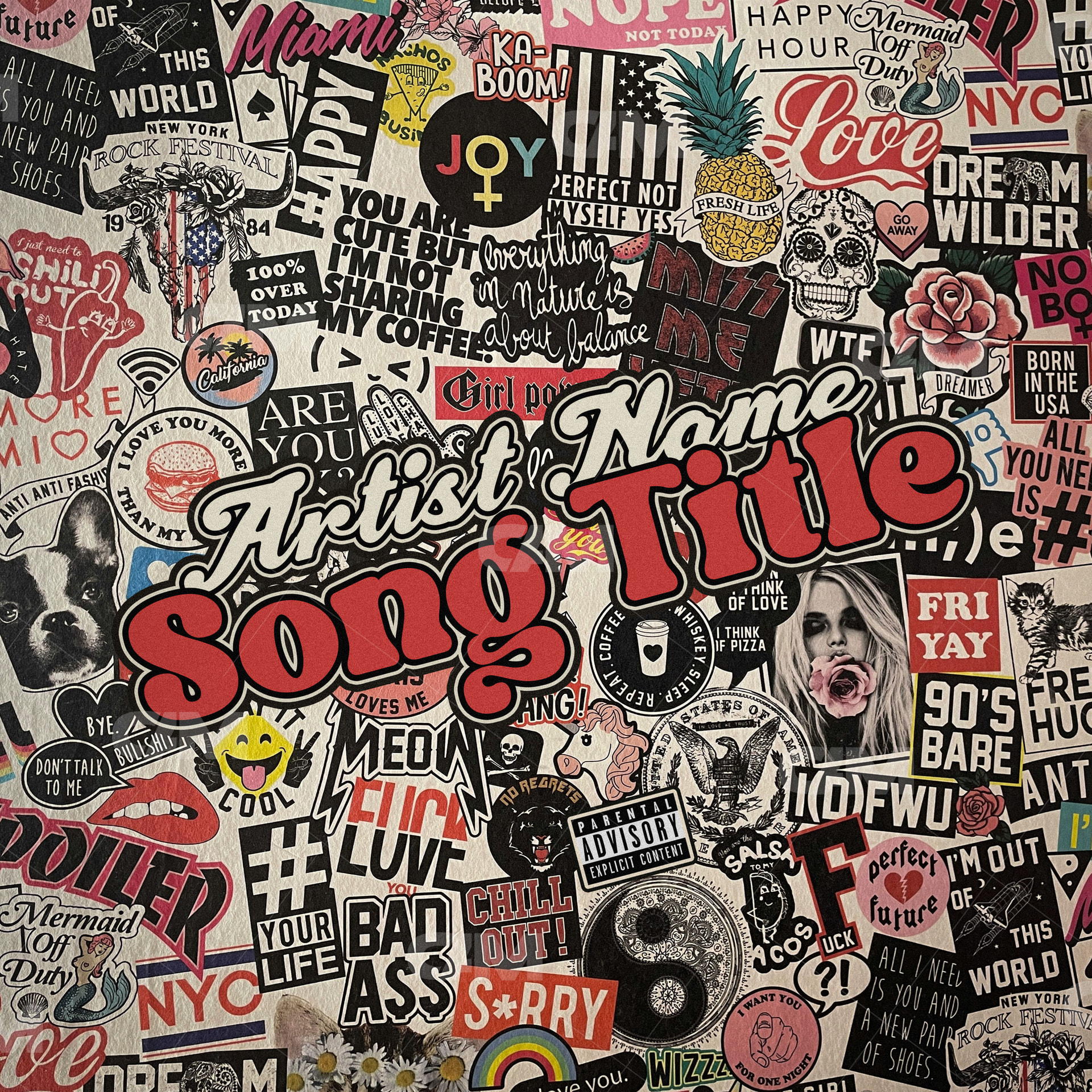 Stickers Typo