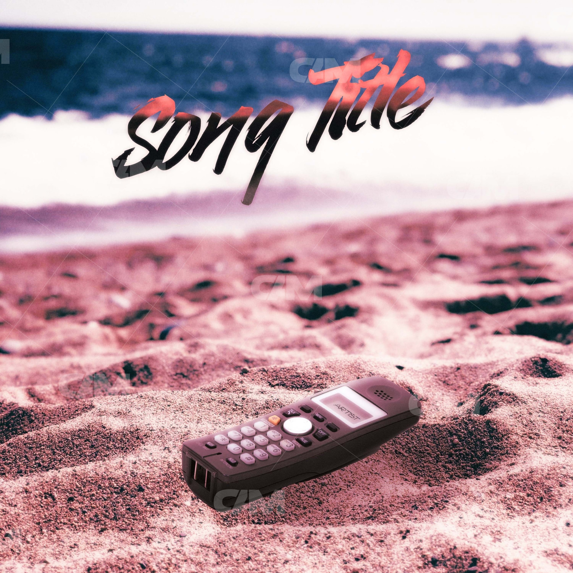 Telephone On Beach